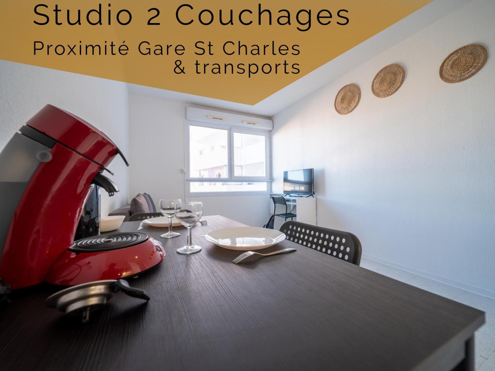 Appartement Tout Equipe A 6Min De La Gare St Charles Marsilia Exterior foto
