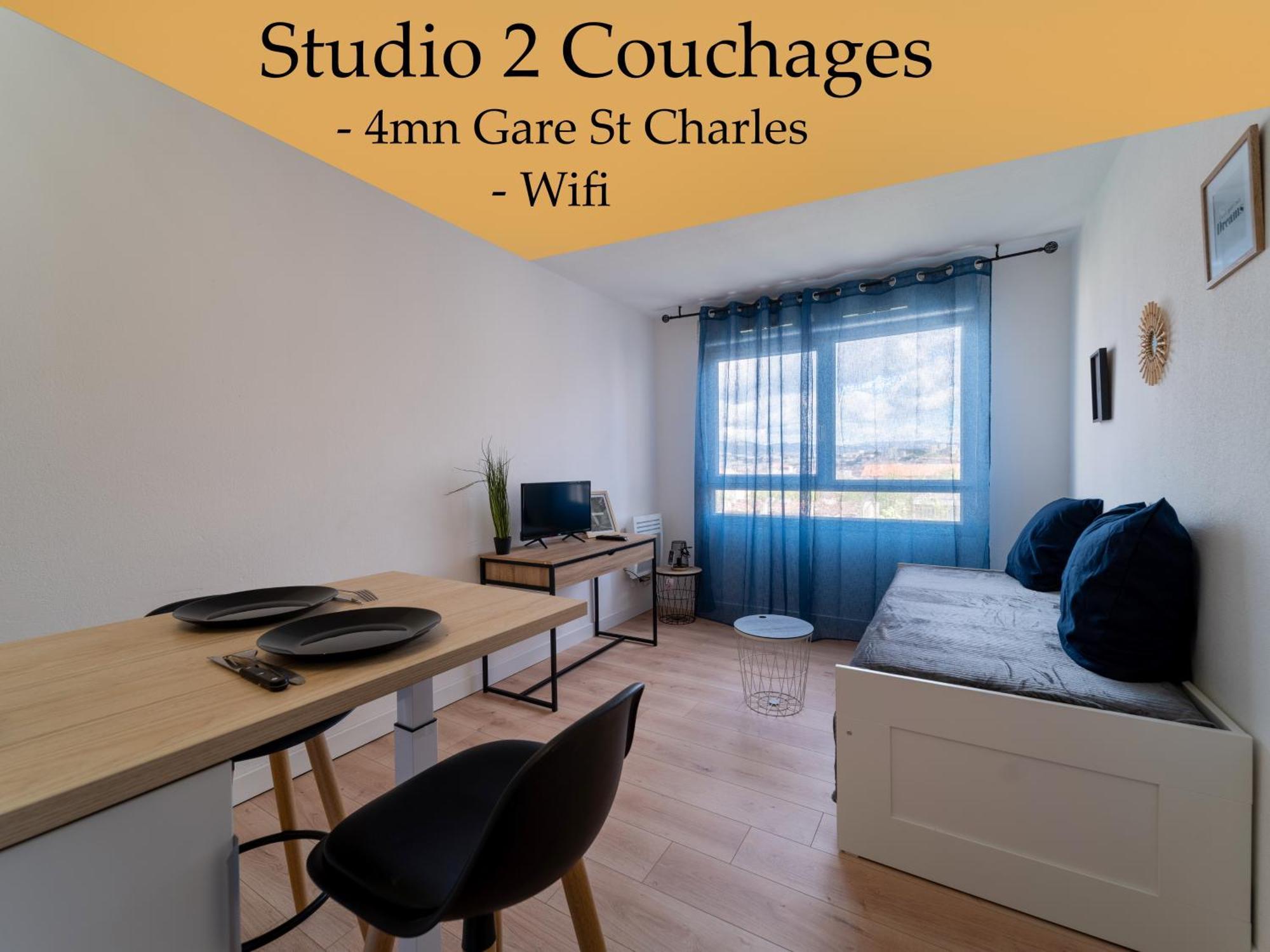 Appartement Tout Equipe A 6Min De La Gare St Charles Marsilia Exterior foto