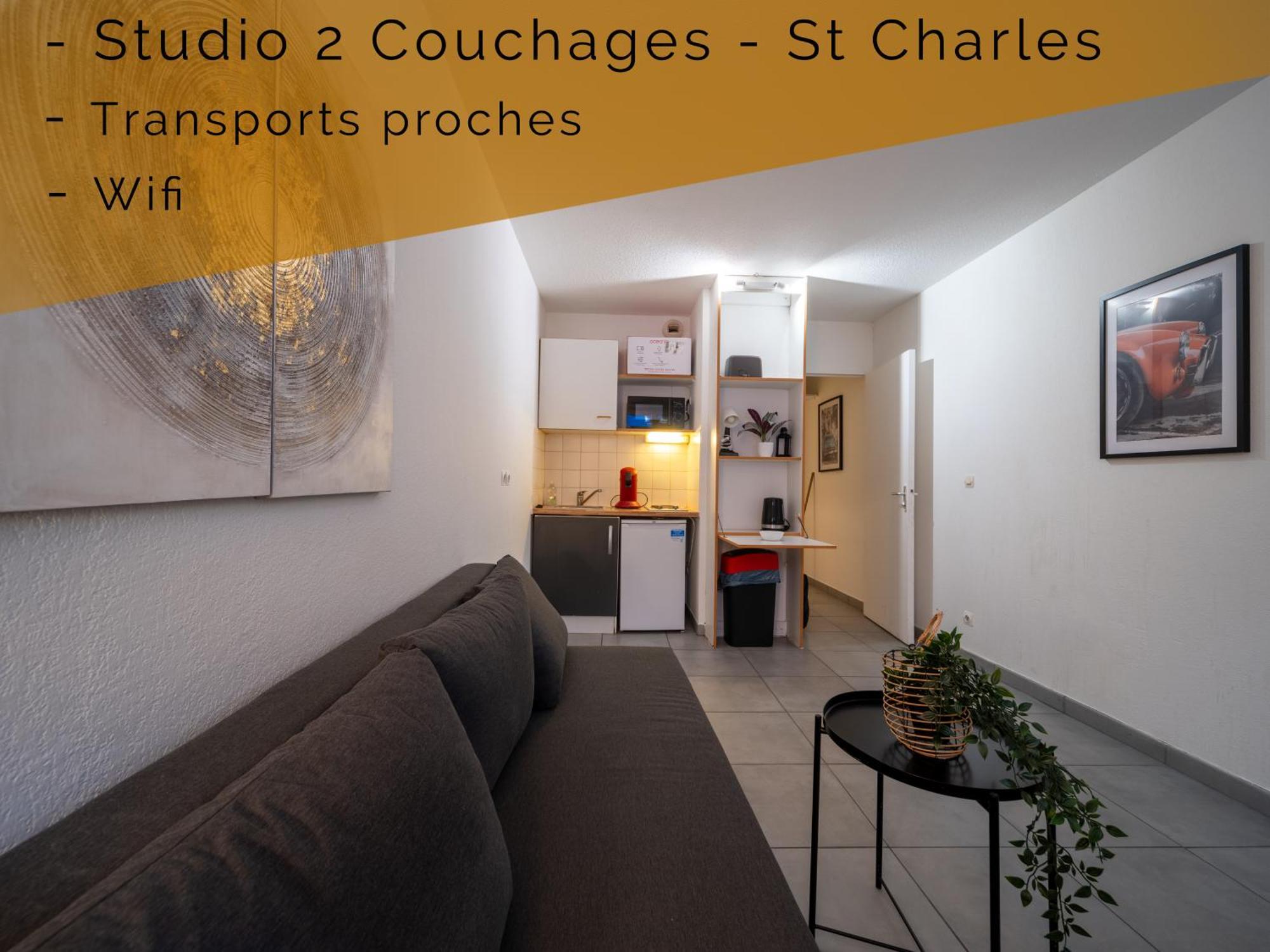 Appartement Tout Equipe A 6Min De La Gare St Charles Marsilia Exterior foto